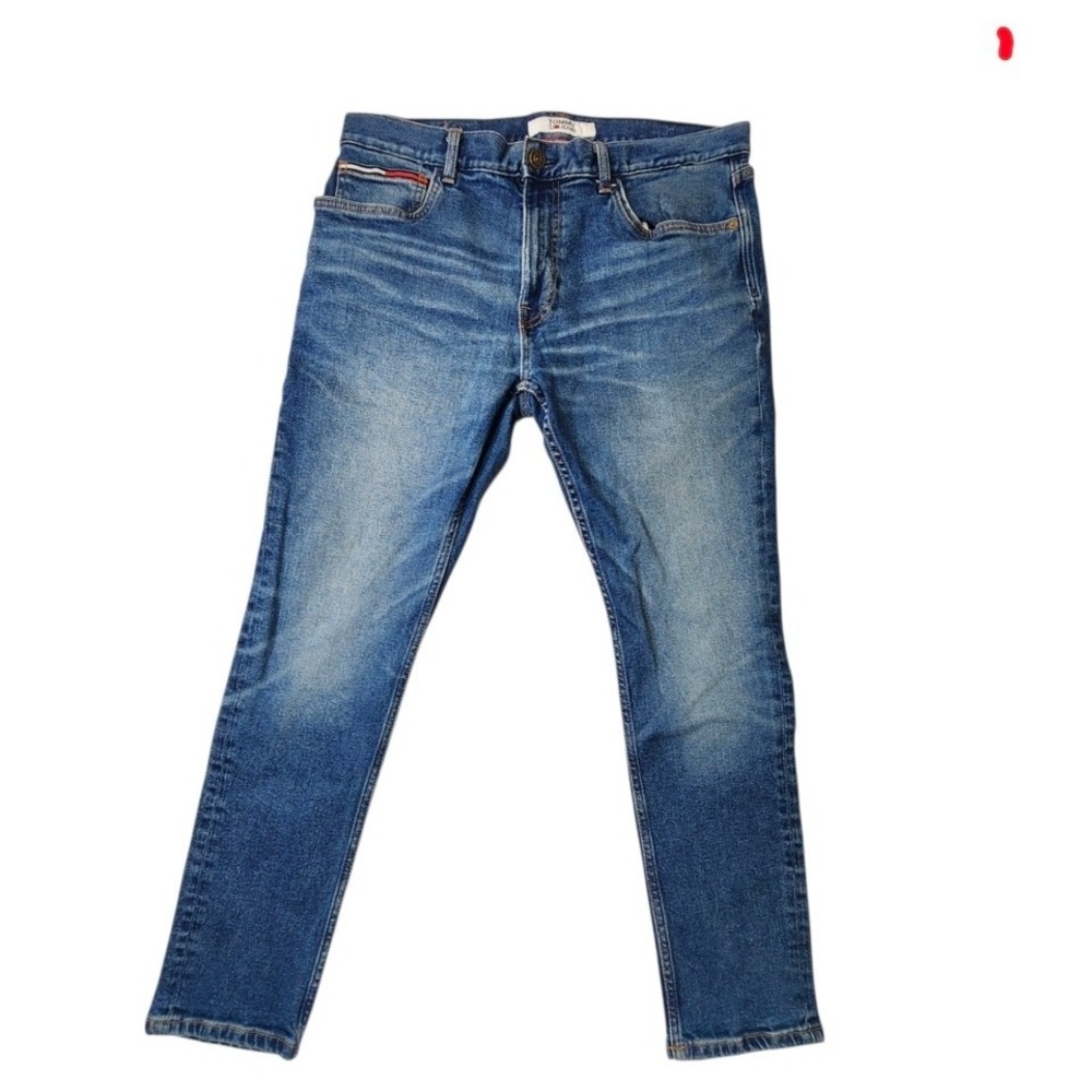 Tommy Hilfiger Men's Denim Jeans Skinny Moulante Distressed Size 36x30